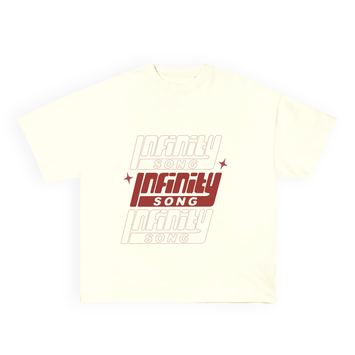 Multi Logo Tee - Cream
